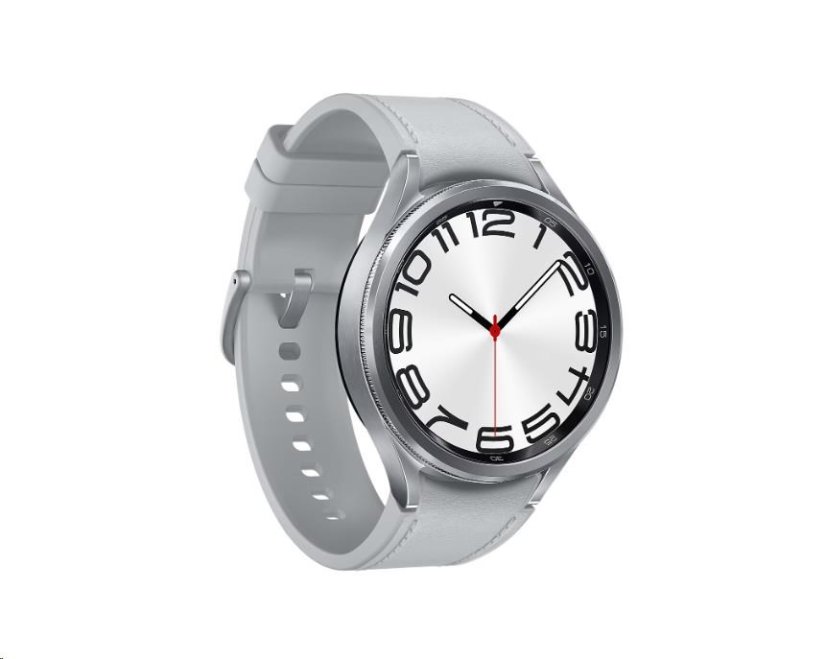 BAZAR - Samsung Galaxy Watch 6 Classic (47 mm), EU, stříbrná - Po opravě (Komplet)