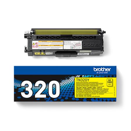 Brother - TN-320Y, toner žlutý (1 500 str.)