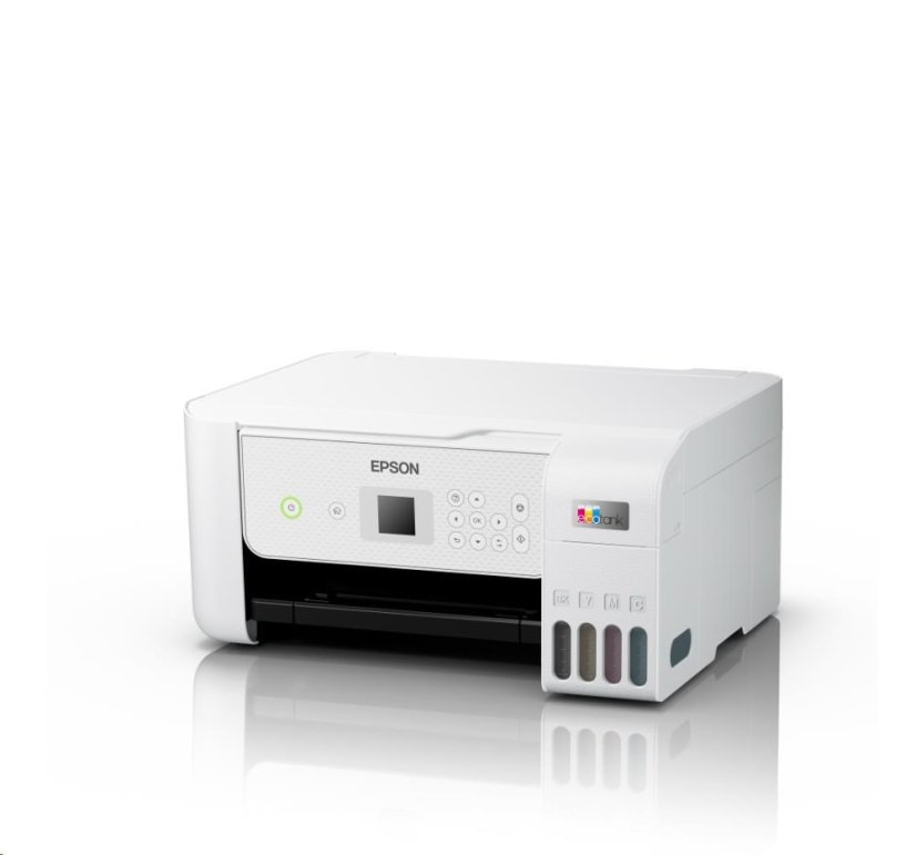 EPSON tiskárna ink EcoTank L3286, 5760x1440dpi, A4, 33ppm, USB, Wi-Fi, sken, bílá,Záruka 5 let po registraci zdarma