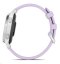 Garmin Lily 2 Active Silver Purple Jasmine silicon band, EU