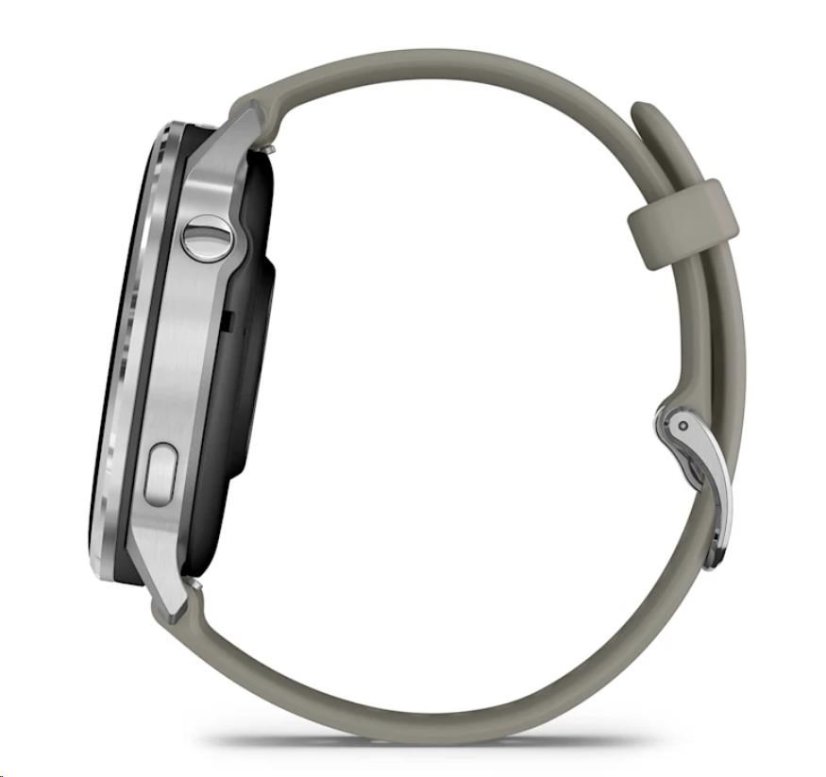 Garmin Venu® 4 - 45 mm Silver / Silver Gray silikonový řemínek