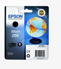 EPSON ink čer Singlepack "Globus" Black 266 ink cartridge 5,8 ml