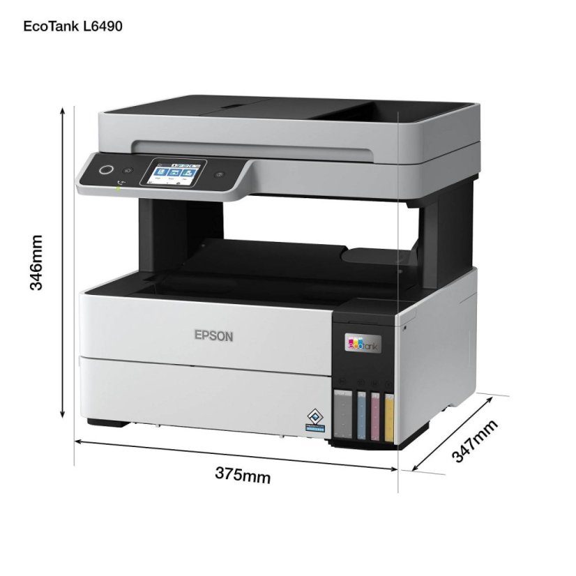 EPSON tiskárna ink EcoTank L6499, 4v1, A4, 1200x4800dpi, 37ppm, USB, Duplex, PCL