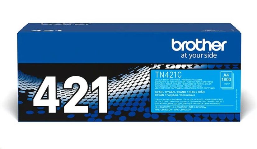 BROTHER Toner TN-421C pro HL-L8260Toner CDW/HL-L8360CDW/DCP-L8410CDW, 1.800 stran, Cyan
