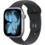 Apple Watch Series 11 GPS + Cellular 46mm Space Grey Aluminium Case with Black Sport Band - M/L