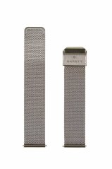 Garett řemínek 18 mm, stříbrný kovový