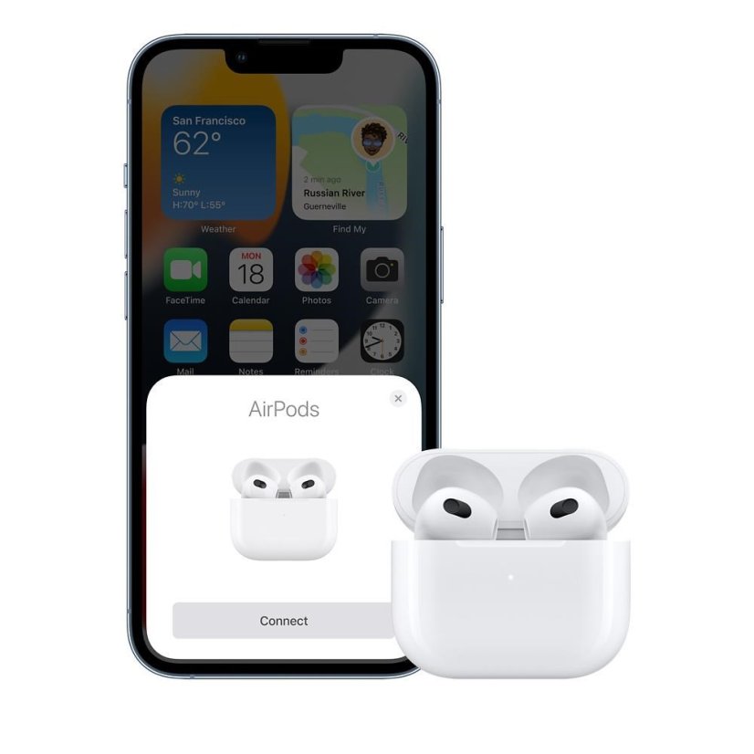 APPLE AirPods (3rd generation) s MagSafe nabíjecím pouzdrem (USB-C)