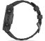 Garmin fenix® E – 47 mm, AMOLED, Slate grey steel / Černý silikonový řemínek, EU