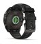 Garmin - fenix 8 Solar Sapphire - 47 mm - Carbon Gray DLC Titanium with Black | Pebble Gray Silicone Band, EU