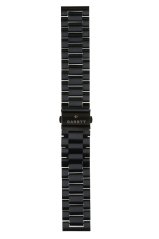 Garett řemínek 22 mm, černý kovový, typ Solid