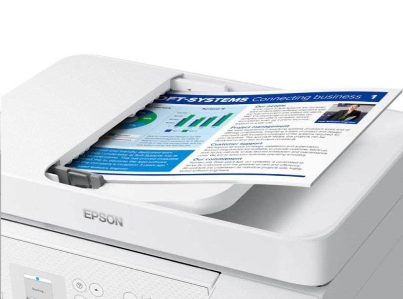EPSON tiskárna ink EcoTank L5316, 5760x1440dpi, A4, 33ppm, Wi-Fi, USB, Ethernet, ADF, sken,Záruka 5 let po registraci