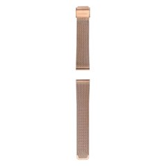 Garett univerzální řemínek 18 mm, zlatorůžový kovový, typ Mesh rose gold