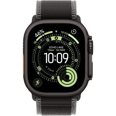 Apple Watch Ultra 3 GPS + Cellular 49mm Black Titanium Case with Black/Charcoal Trail Loop - M/L