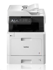 BROTHER multifunkce color laserová DCP-L8410CDW - A4, 31ppm 512MB 2400x600 PCL LAN USB WiFi 250l 50ADF, DUPLEX