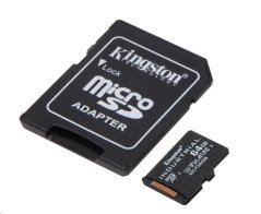 Kingston MicroSDXC karta 64GB microSDXC Industrial C10 A1 pSLC Card + SD Adapter