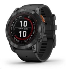 Garmin fenix® 7X Pro – Solar Edition, Gray / Black Band, EU