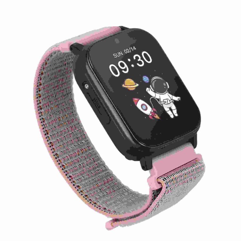 Garett Smartwatch Kids Tech 4G Pink velcro BAZAR rozbaleno