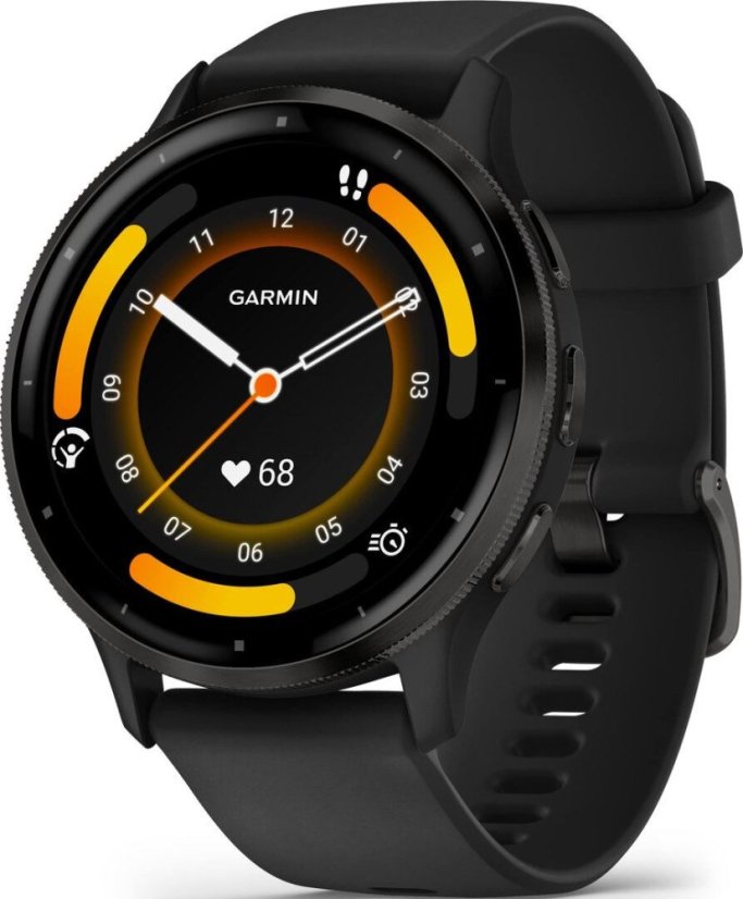 Garmin Venu® 3, Slate/Black, Silicone band, EU