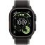 Apple Watch Ultra 3 GPS + Cellular 49mm Black Titanium Case with Black/Charcoal Trail Loop - M/L