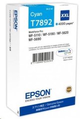 EPSON Ink bar WF-5xxx Series Ink Cartridge "Pisa" XXL Cyan (34,2 ml) (4.000 str.)