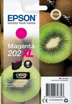 EPSON ink bar Singlepack "Kiwi" Magenta 202XL Claria Premium Ink 8,5 ml