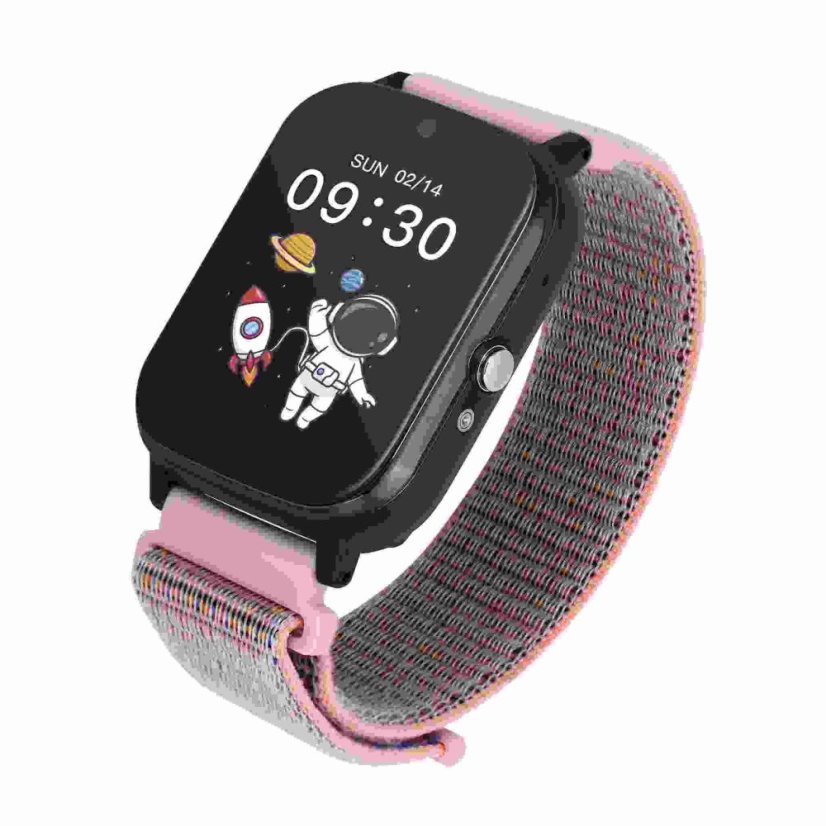 Garett Smartwatch Kids Tech 4G Pink velcro BAZAR rozbaleno