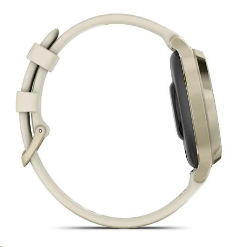 Garmin Lily 2 Active Lunar Gold Bone silicon band, EU