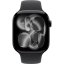 BAZAR - Apple Watch Series 11 GPS 42mm Jet Black Aluminium Case with Black Sport Band - S/M - rozbaleno