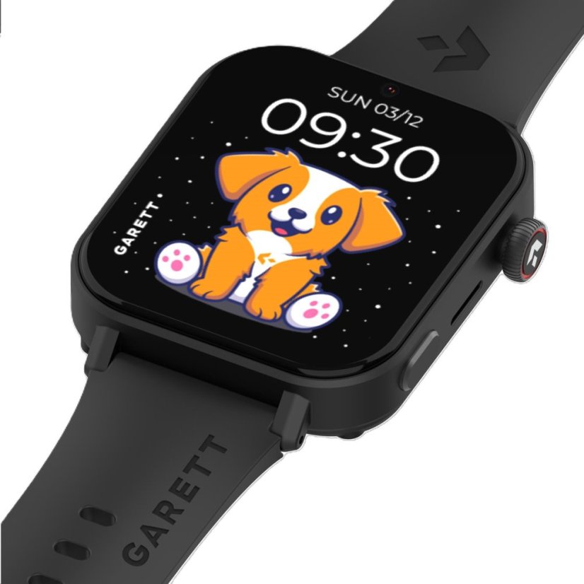 BAZAR - Garett Smartwatch Kids Rel 4G černá - Po opravě (Komplet) bazar